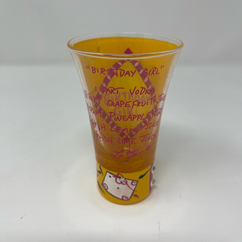 Lolita Hand-Painted Birthday Girl Shot Glass